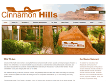 Tablet Screenshot of cinnamonhills.org